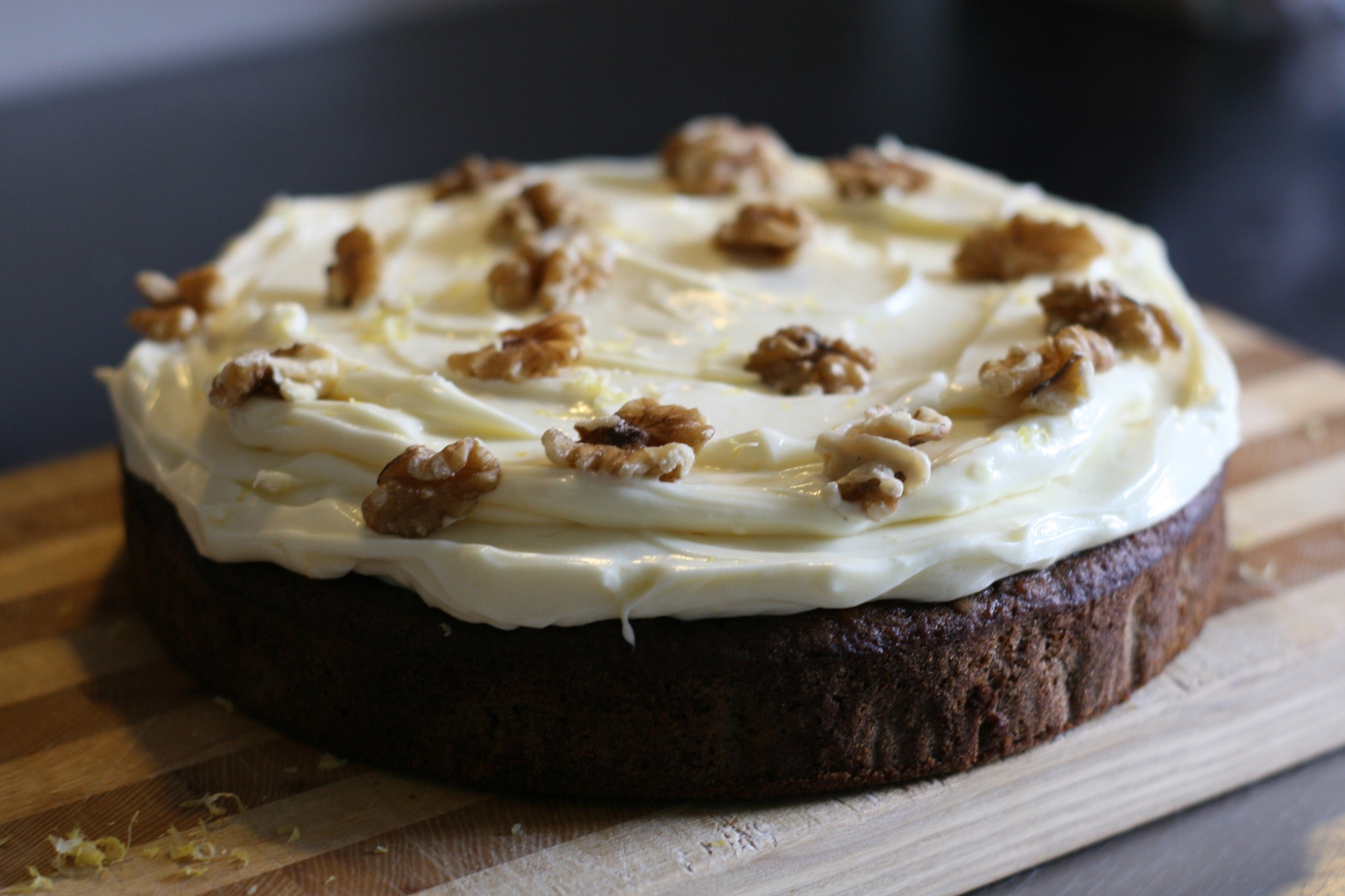 Carrot cake with 02 IPA Spent Grain Flour | spent grain flour recipes