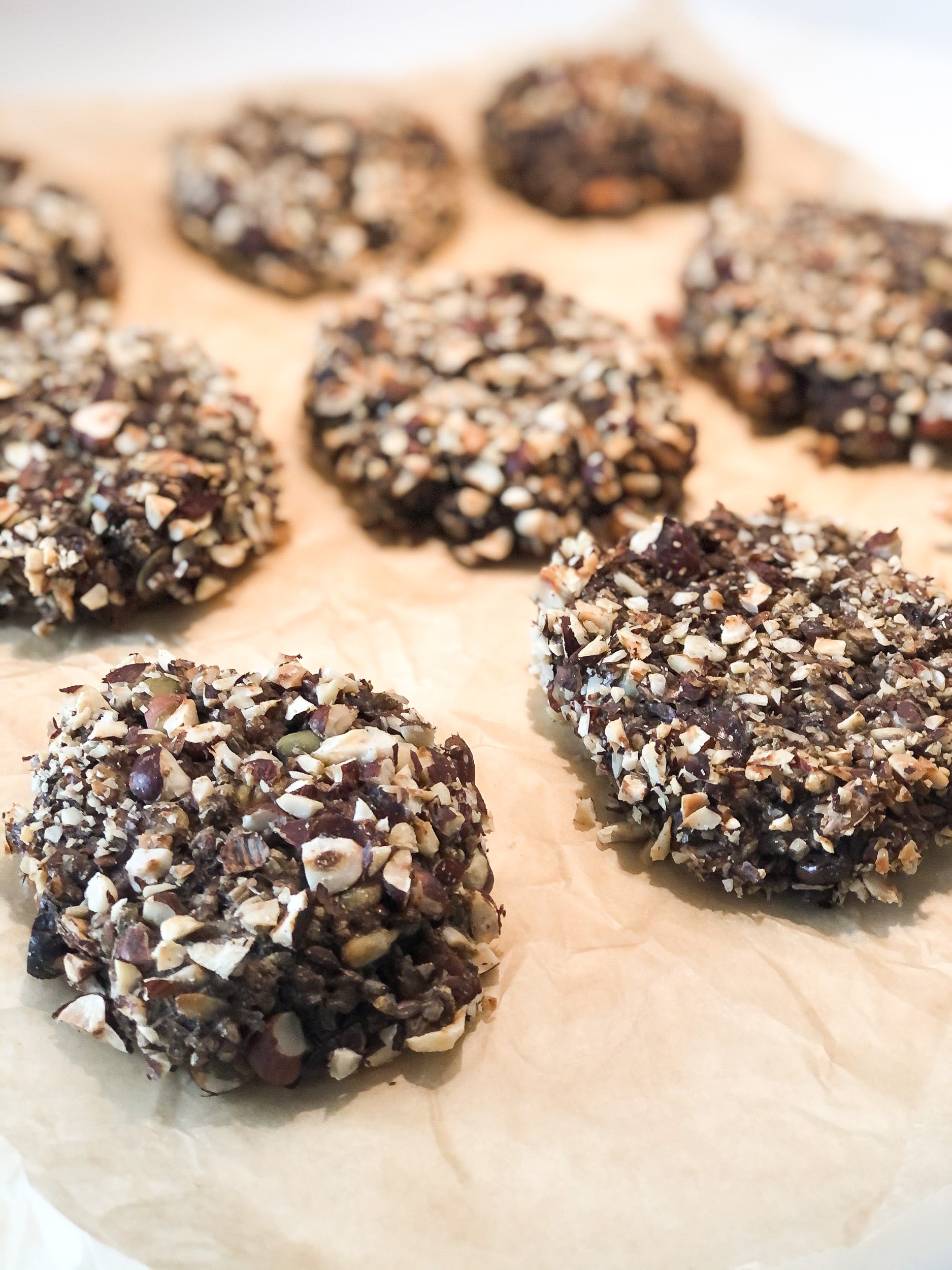 Rye buns with chocolate with 03 Spent Grain Flour
