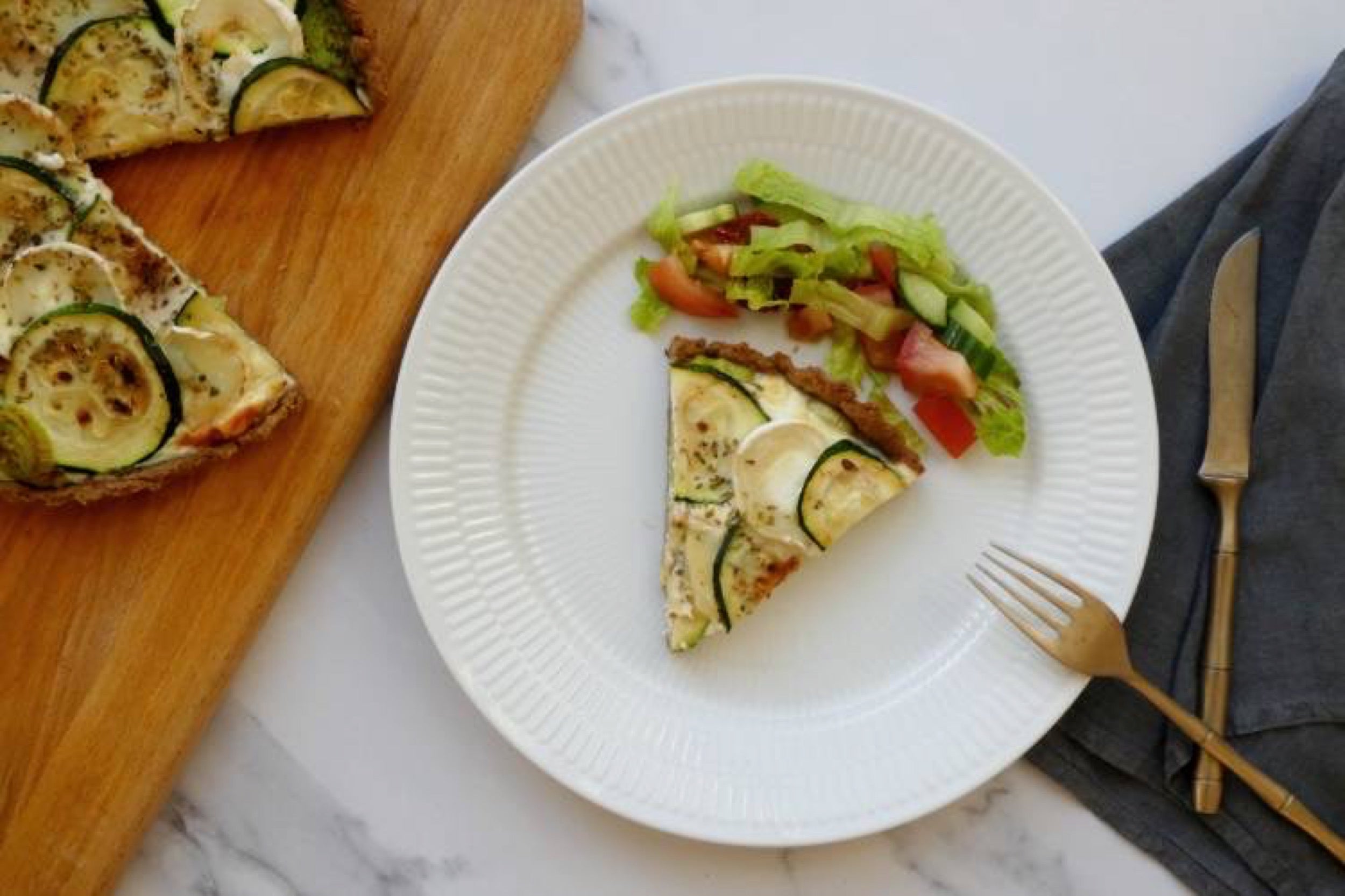 Squash pie with 01 Spent Grain Flour