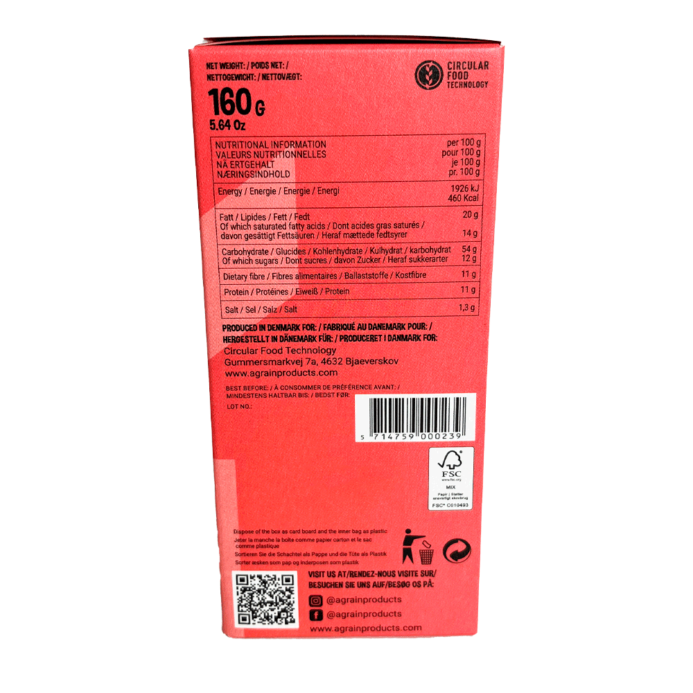 Crackers med havre - 160g