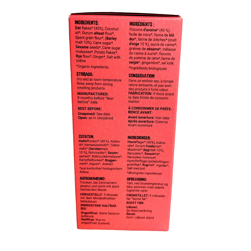 Crackers med havre - 160g