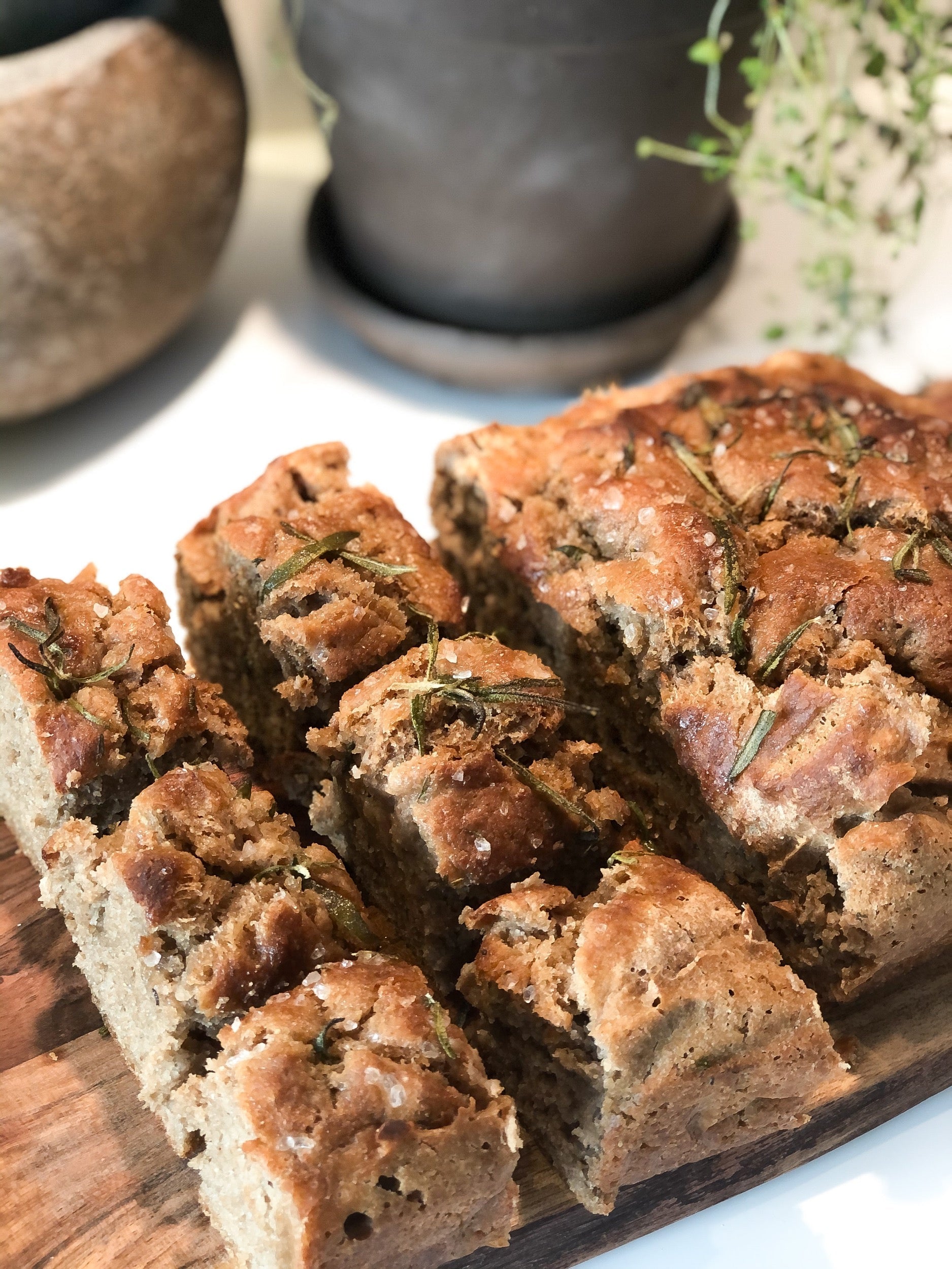 Rosemary Focaccia with 02 Spent Grain Flour
